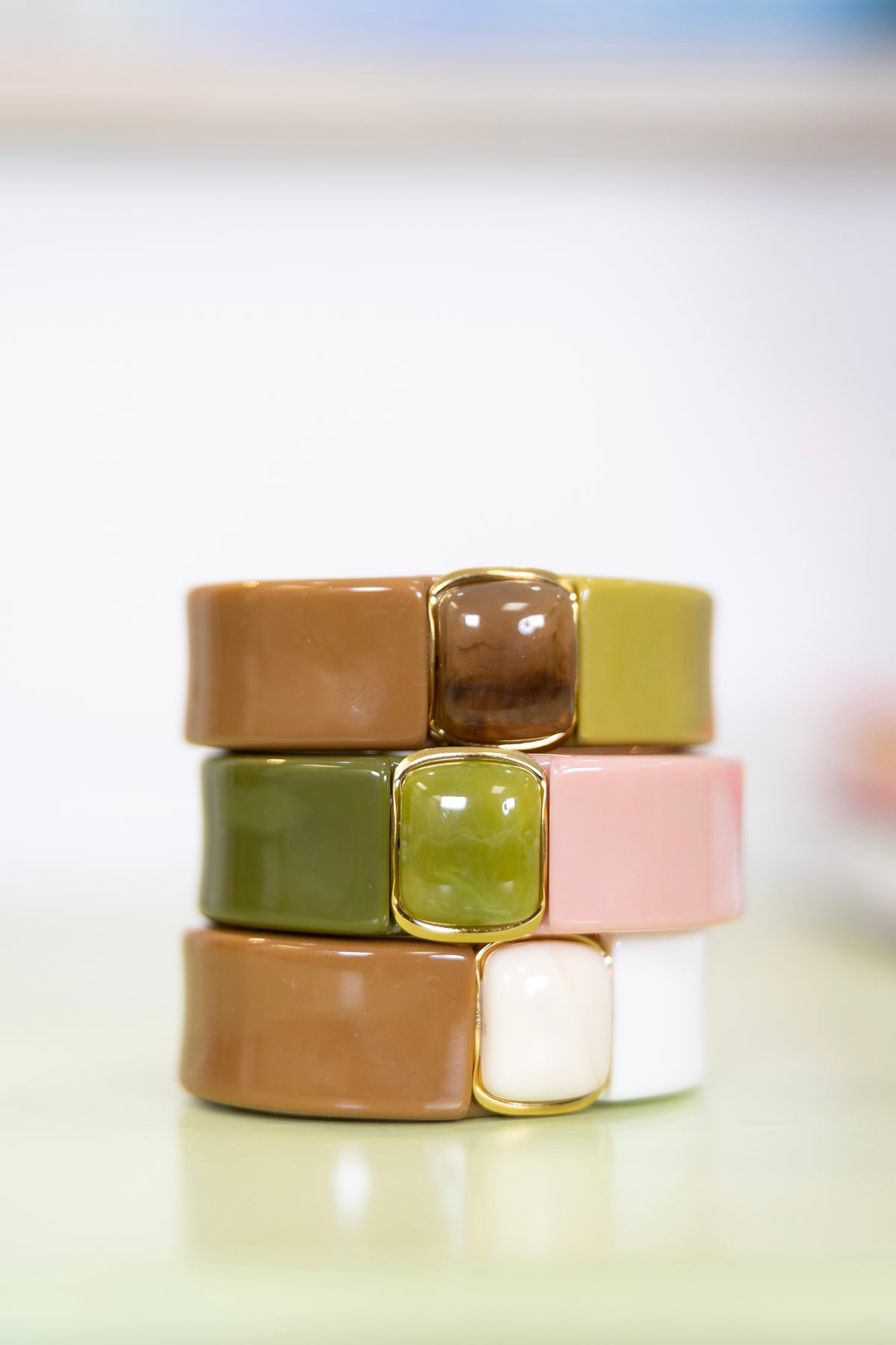 Tit for Tat Color Block Cuff-Bracelets-Hart Designs-The Village Shoppe, Women’s Fashion Boutique, Shop Online and In Store - Located in Muscle Shoals, AL.