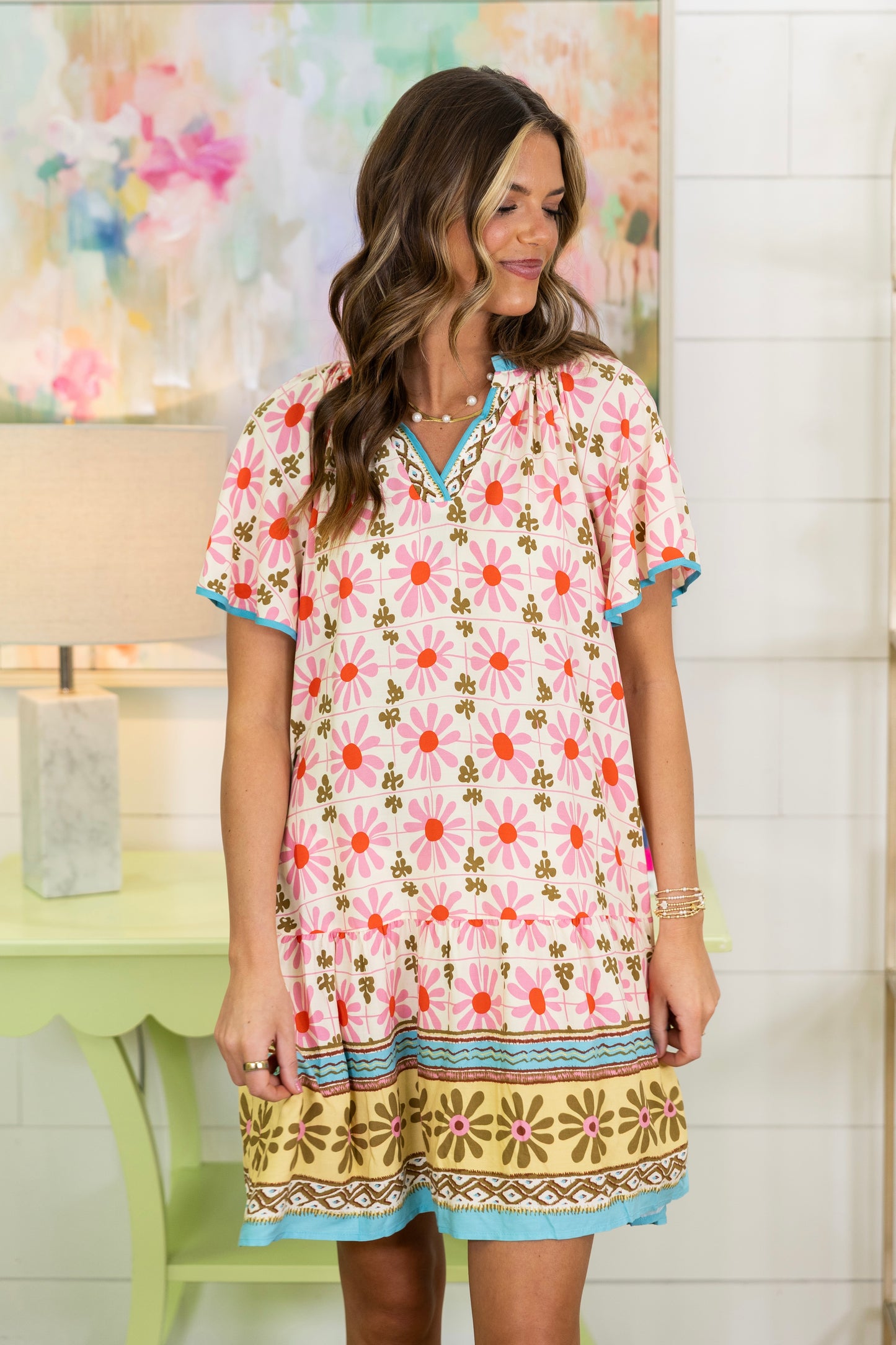 The Ophelia Dress-Mini Dress-Easel-The Village Shoppe, Women’s Fashion Boutique, Shop Online and In Store - Located in Muscle Shoals, AL.