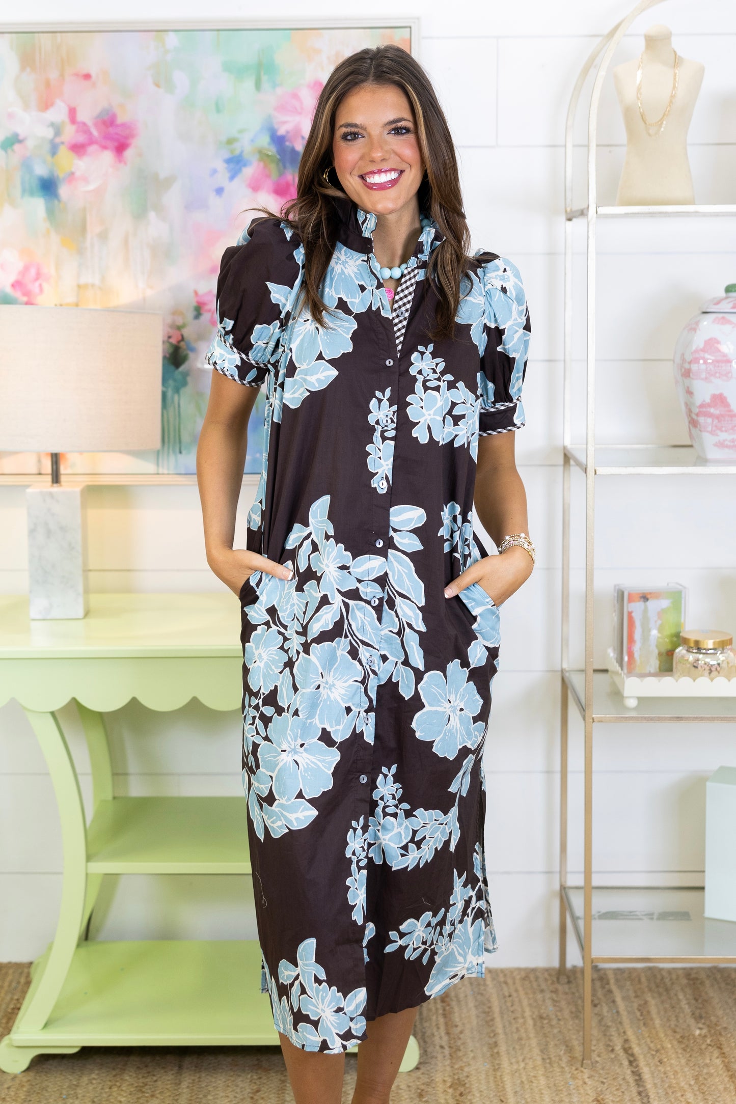 The Dayton Midi Dress-Midi Dress-Entro-The Village Shoppe, Women’s Fashion Boutique, Shop Online and In Store - Located in Muscle Shoals, AL.