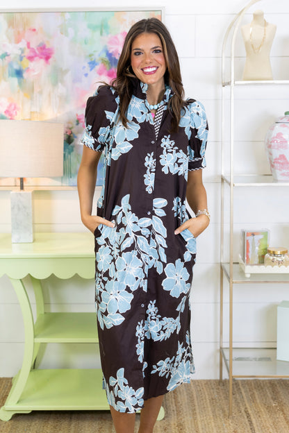 The Dayton Midi Dress-Midi Dress-Entro-The Village Shoppe, Women’s Fashion Boutique, Shop Online and In Store - Located in Muscle Shoals, AL.