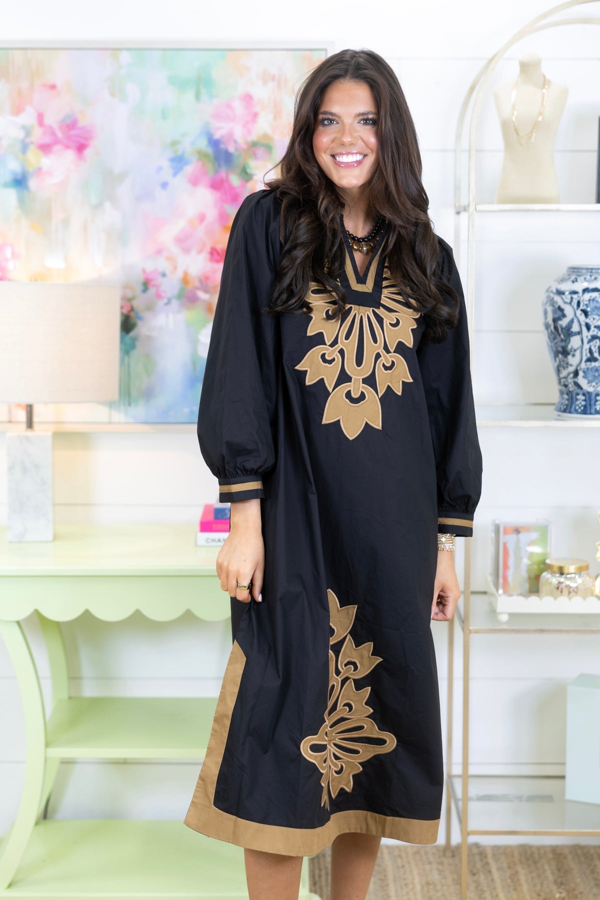 Good Impression Midi Dress-Midi Dress-Jodifl-The Village Shoppe, Women’s Fashion Boutique, Shop Online and In Store - Located in Muscle Shoals, AL.