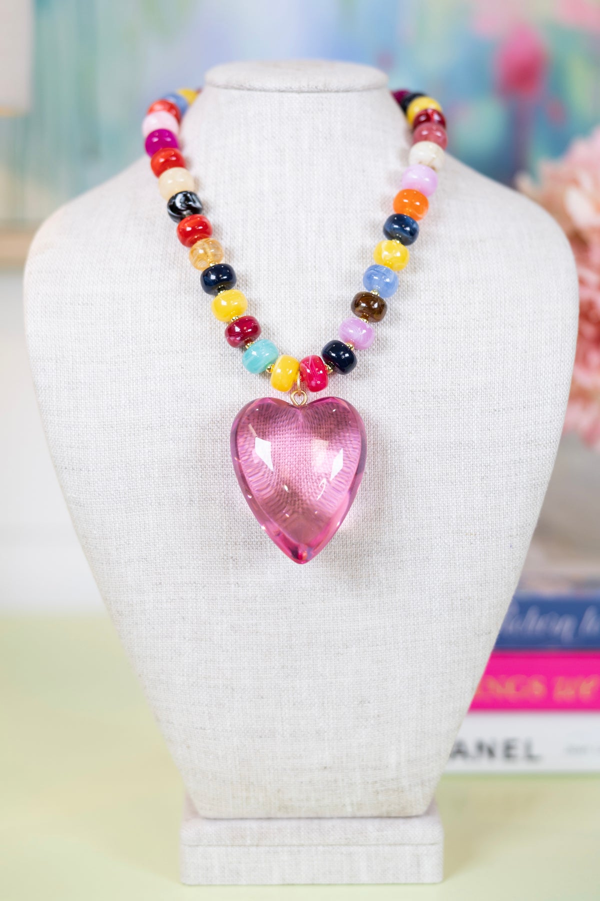 Clear Intentions Pendant Necklace-Necklaces-Hart Designs-The Village Shoppe, Women’s Fashion Boutique, Shop Online and In Store - Located in Muscle Shoals, AL.