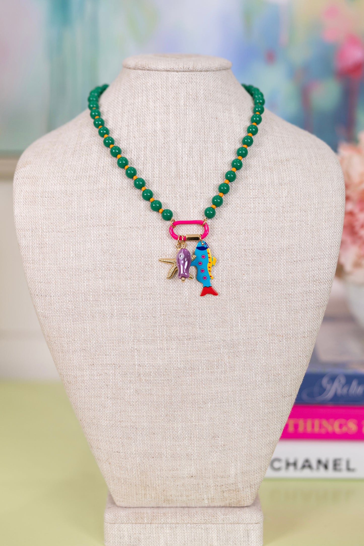 Comes in Waves Charm Necklace | Hart Designs-Necklaces-Hart Designs-The Village Shoppe, Women’s Fashion Boutique, Shop Online and In Store - Located in Muscle Shoals, AL.