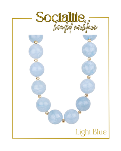Socialite Beaded Necklace-Necklaces-Golden Stella-The Village Shoppe, Women’s Fashion Boutique, Shop Online and In Store - Located in Muscle Shoals, AL.