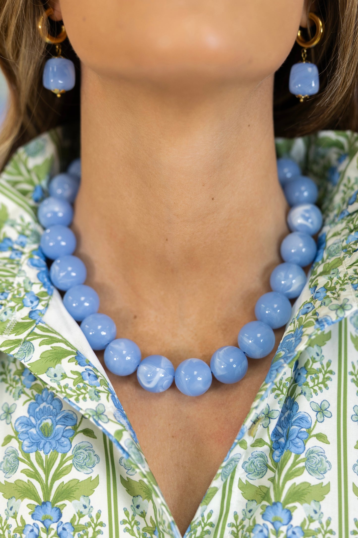 Sweet Tart Beaded Necklace-Necklaces-Hart Designs-The Village Shoppe, Women’s Fashion Boutique, Shop Online and In Store - Located in Muscle Shoals, AL.