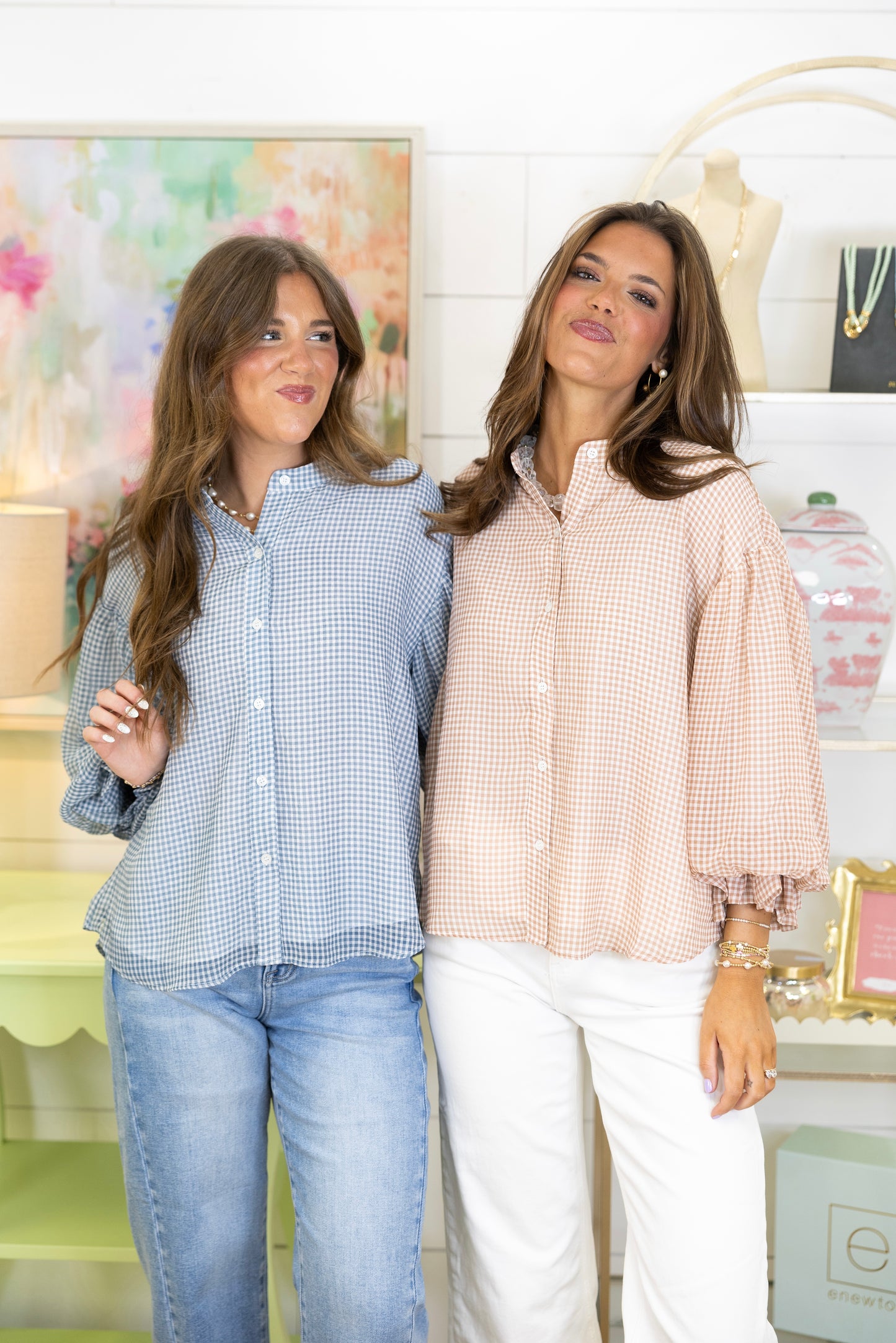 The Georgie Gingham Blouse