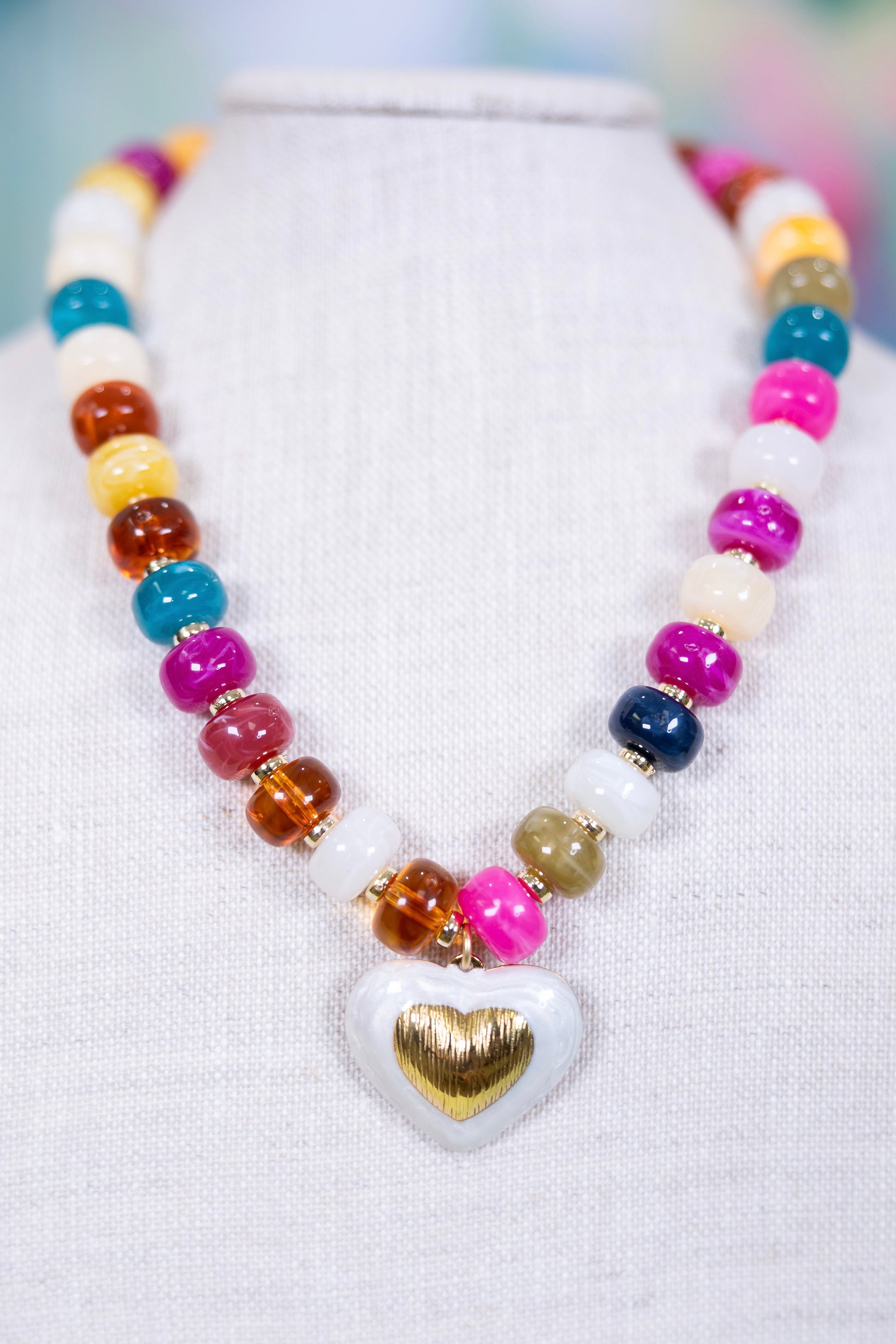 Love Story Pendant Necklace-Necklaces-Hart Designs-The Village Shoppe, Women’s Fashion Boutique, Shop Online and In Store - Located in Muscle Shoals, AL.