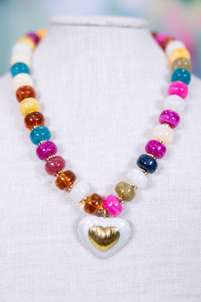 Love Story Pendant Necklace-Necklaces-Hart Designs-The Village Shoppe, Women’s Fashion Boutique, Shop Online and In Store - Located in Muscle Shoals, AL.