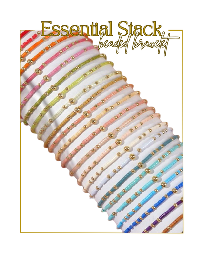 Essential Stack Beaded Bracelet-Bracelets-Wall To Wall-The Village Shoppe, Women’s Fashion Boutique, Shop Online and In Store - Located in Muscle Shoals, AL.