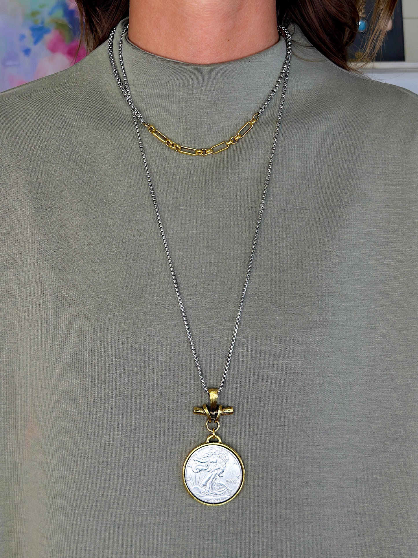 The Link Between Us Necklace-Necklaces-The Village Shoppe-The Village Shoppe, Women’s Fashion Boutique, Shop Online and In Store - Located in Muscle Shoals, AL.