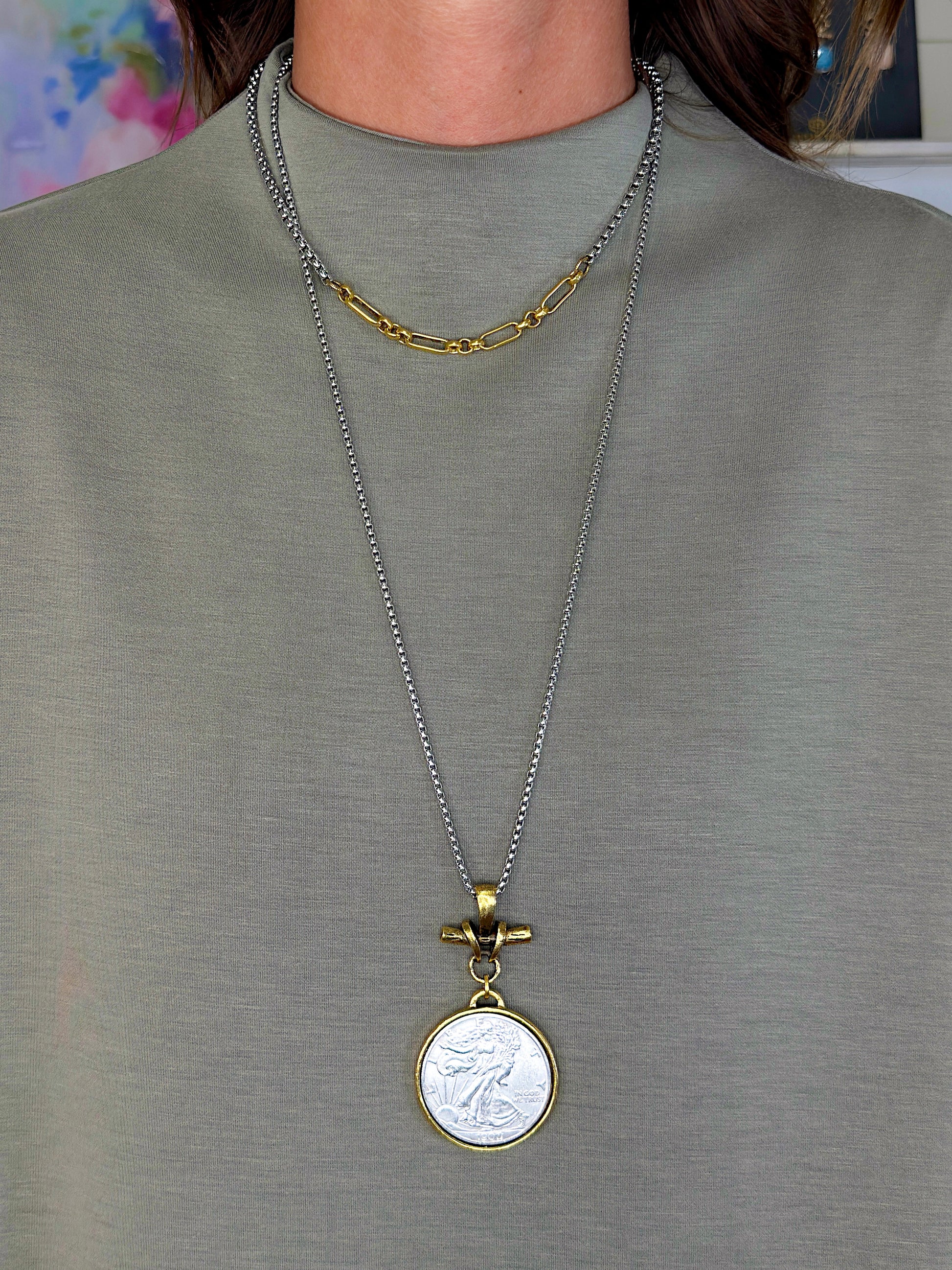 The Link Between Us Necklace-Necklaces-The Village Shoppe-The Village Shoppe, Women’s Fashion Boutique, Shop Online and In Store - Located in Muscle Shoals, AL.