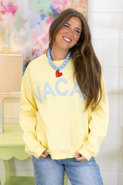 On Vacay Sweatshirt-Sweatshirt-Wishlist-The Village Shoppe, Women’s Fashion Boutique, Shop Online and In Store - Located in Muscle Shoals, AL.