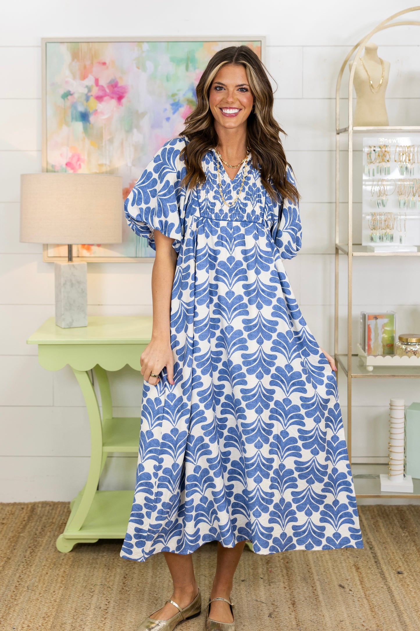 The Carson Midi Dress-Midi Dress-Jodifl-The Village Shoppe, Women’s Fashion Boutique, Shop Online and In Store - Located in Muscle Shoals, AL.