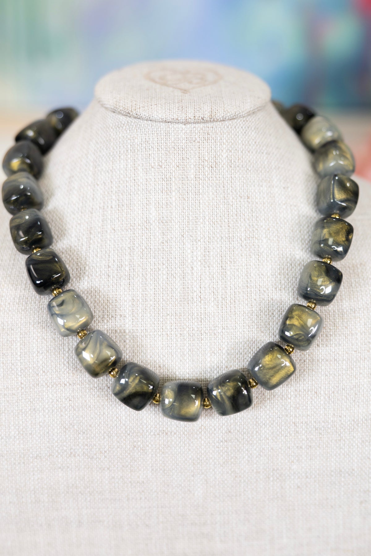 Rock Candy Necklace-Necklaces-Hart Designs-The Village Shoppe, Women’s Fashion Boutique, Shop Online and In Store - Located in Muscle Shoals, AL.