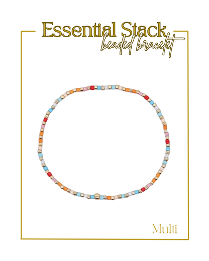 Essential Stack Beaded Bracelet-Bracelets-Wall To Wall-The Village Shoppe, Women’s Fashion Boutique, Shop Online and In Store - Located in Muscle Shoals, AL.
