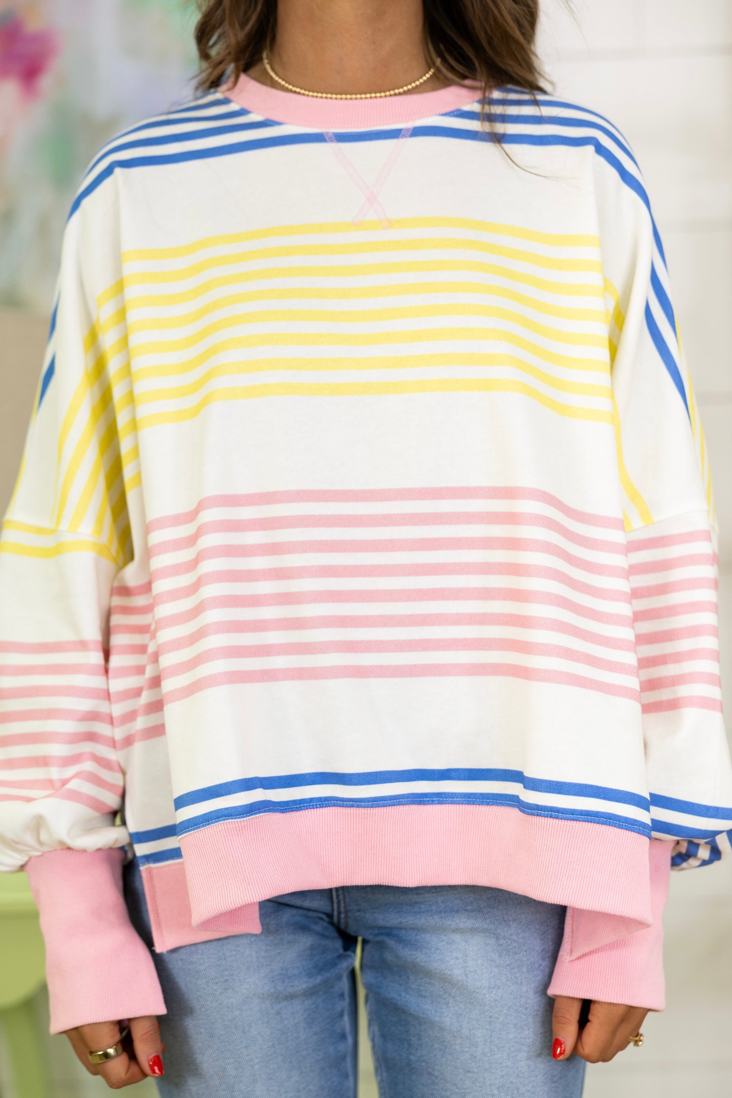 The Sally Sweatshirt-Sweatshirt-Peach Love California-The Village Shoppe, Women’s Fashion Boutique, Shop Online and In Store - Located in Muscle Shoals, AL.