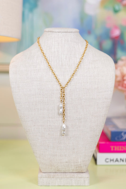 Two Times the Charm Necklace-Necklaces-Hart Designs-The Village Shoppe, Women’s Fashion Boutique, Shop Online and In Store - Located in Muscle Shoals, AL.