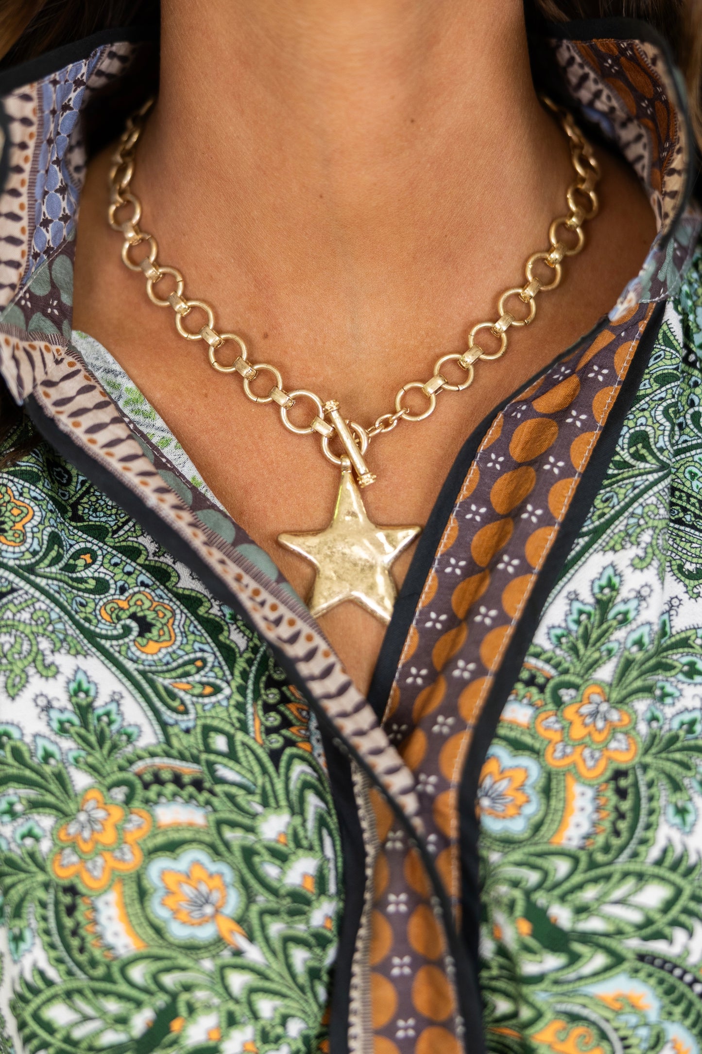 Starstruck Statement Necklace-Necklaces-Golden Stella-The Village Shoppe, Women’s Fashion Boutique, Shop Online and In Store - Located in Muscle Shoals, AL.