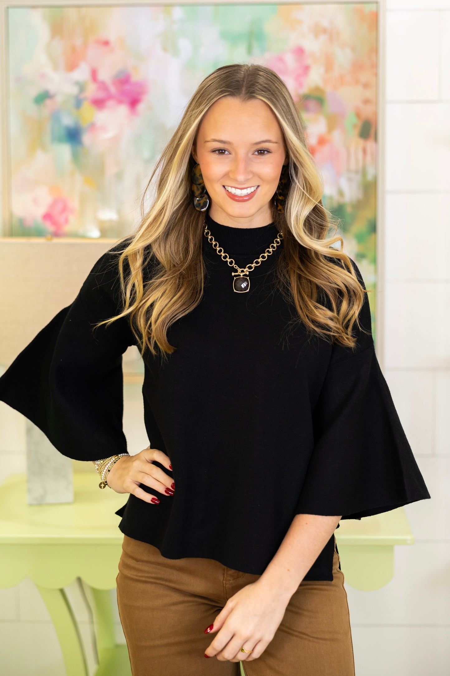 Bold Move Sweater-Sweaters-Zenana-The Village Shoppe, Women’s Fashion Boutique, Shop Online and In Store - Located in Muscle Shoals, AL.