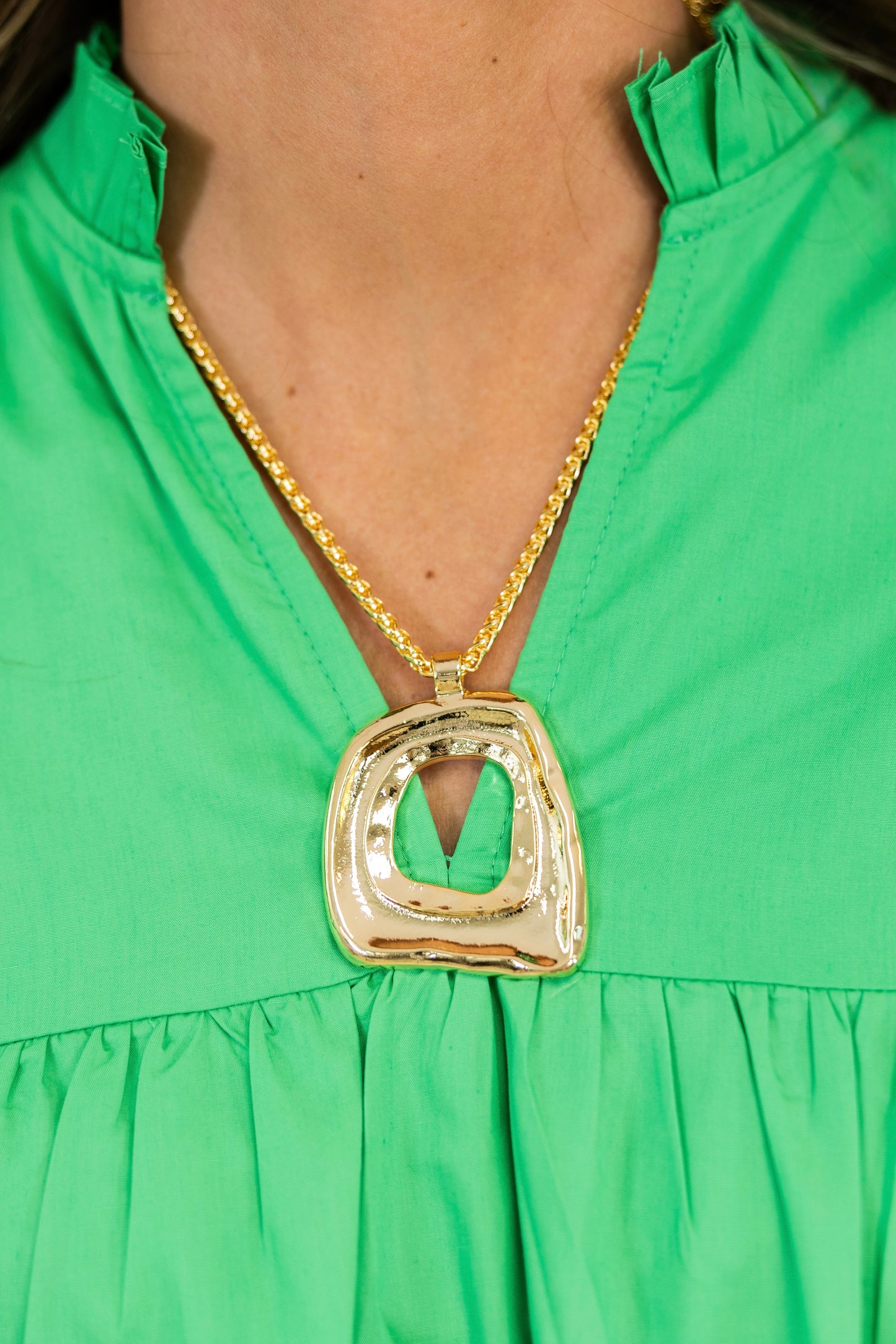 Marigail Pendant Necklace-Necklaces-Golden Stella-The Village Shoppe, Women’s Fashion Boutique, Shop Online and In Store - Located in Muscle Shoals, AL.