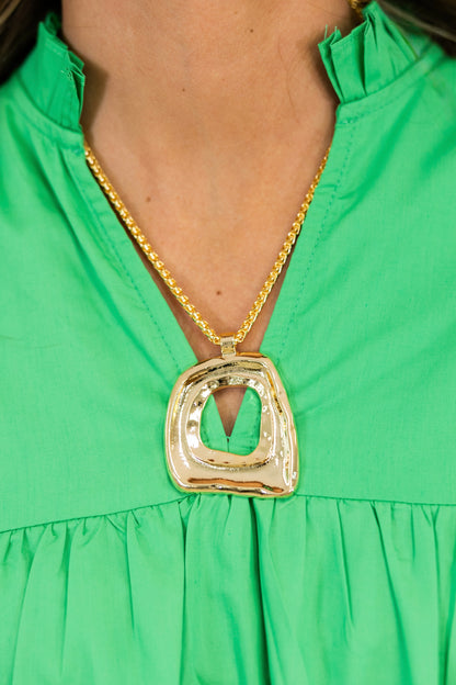 Marigail Pendant Necklace-Necklaces-Golden Stella-The Village Shoppe, Women’s Fashion Boutique, Shop Online and In Store - Located in Muscle Shoals, AL.