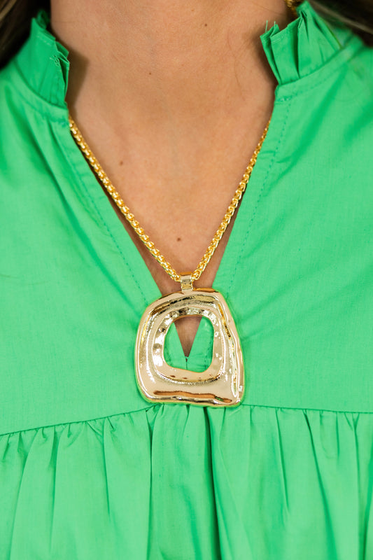 Marigail Pendant Necklace-Necklaces-Golden Stella-The Village Shoppe, Women’s Fashion Boutique, Shop Online and In Store - Located in Muscle Shoals, AL.