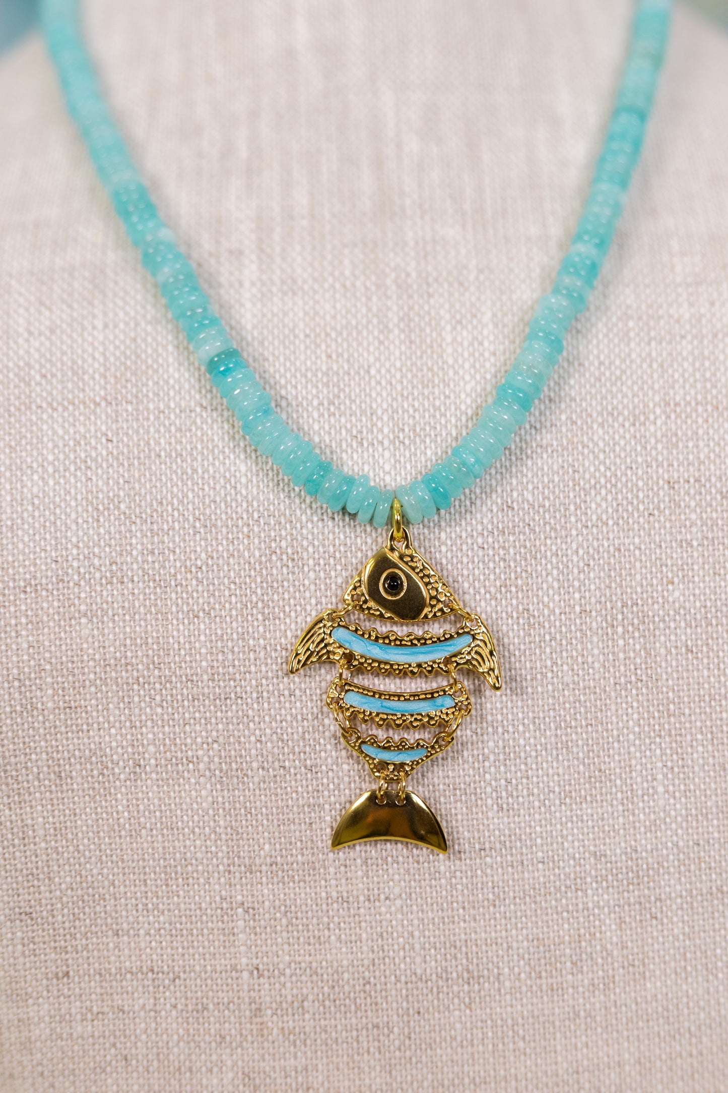 Go Fish Beaded Necklace | Hart Designs-Necklaces-Hart Designs-The Village Shoppe, Women’s Fashion Boutique, Shop Online and In Store - Located in Muscle Shoals, AL.
