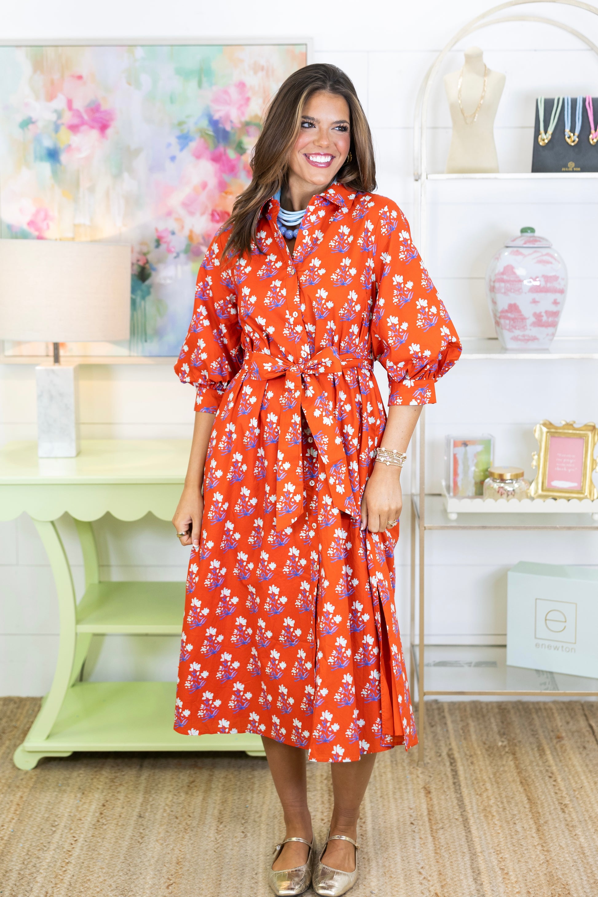 The Kennedy Midi Dress-Midi Dress-Jodifl-The Village Shoppe, Women’s Fashion Boutique, Shop Online and In Store - Located in Muscle Shoals, AL.