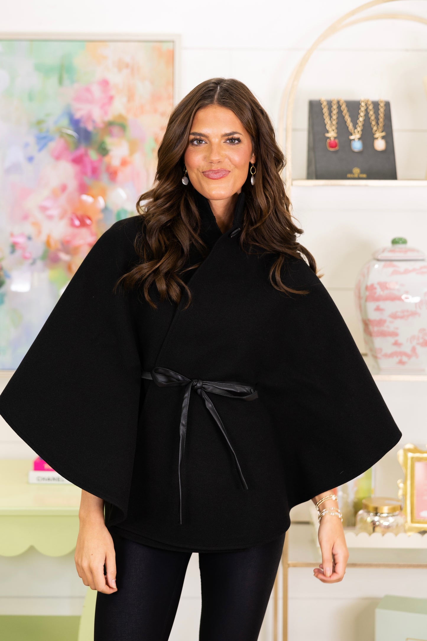 The Wray Cape Poncho-Poncho-Original USA-The Village Shoppe, Women’s Fashion Boutique, Shop Online and In Store - Located in Muscle Shoals, AL.