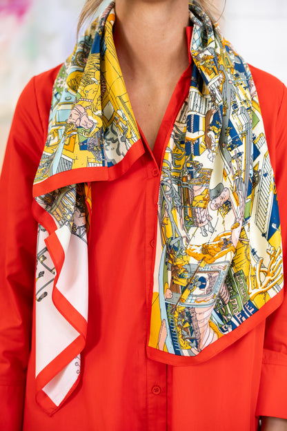 Dazed and Amused Scarf-Scarf-Golden Stella-The Village Shoppe, Women’s Fashion Boutique, Shop Online and In Store - Located in Muscle Shoals, AL.