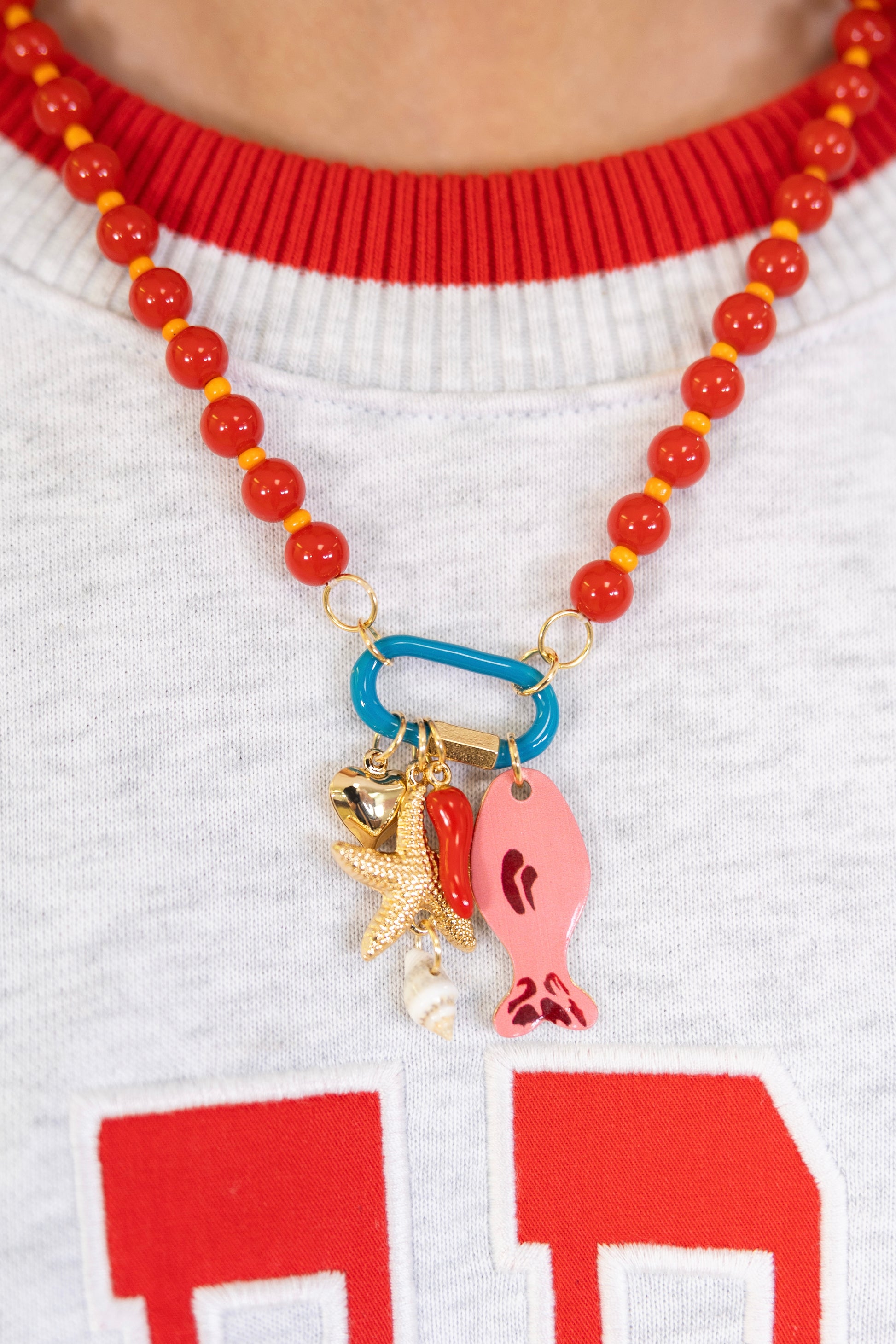 Comes in Waves Charm Necklace | Hart Designs-Necklaces-Hart Designs-The Village Shoppe, Women’s Fashion Boutique, Shop Online and In Store - Located in Muscle Shoals, AL.