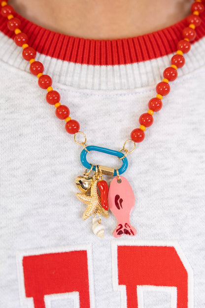 Comes in Waves Charm Necklace | Hart Designs-Necklaces-Hart Designs-The Village Shoppe, Women’s Fashion Boutique, Shop Online and In Store - Located in Muscle Shoals, AL.