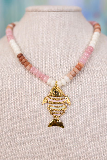 Go Fish Beaded Necklace | Hart Designs-Necklaces-Hart Designs-The Village Shoppe, Women’s Fashion Boutique, Shop Online and In Store - Located in Muscle Shoals, AL.