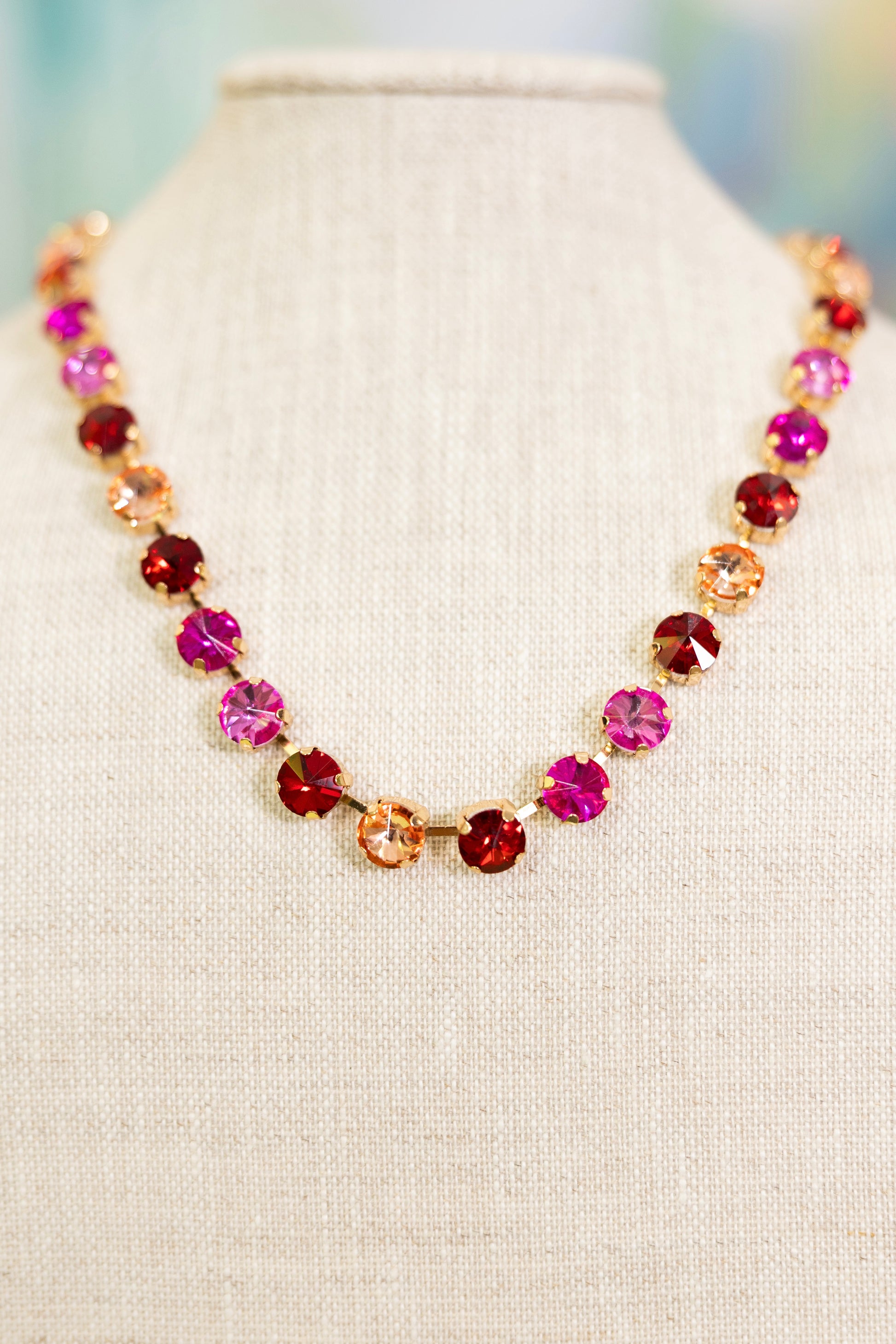 Love Notes Gemstone Necklace | Hart Designs-Necklaces-Hart Designs-The Village Shoppe, Women’s Fashion Boutique, Shop Online and In Store - Located in Muscle Shoals, AL.