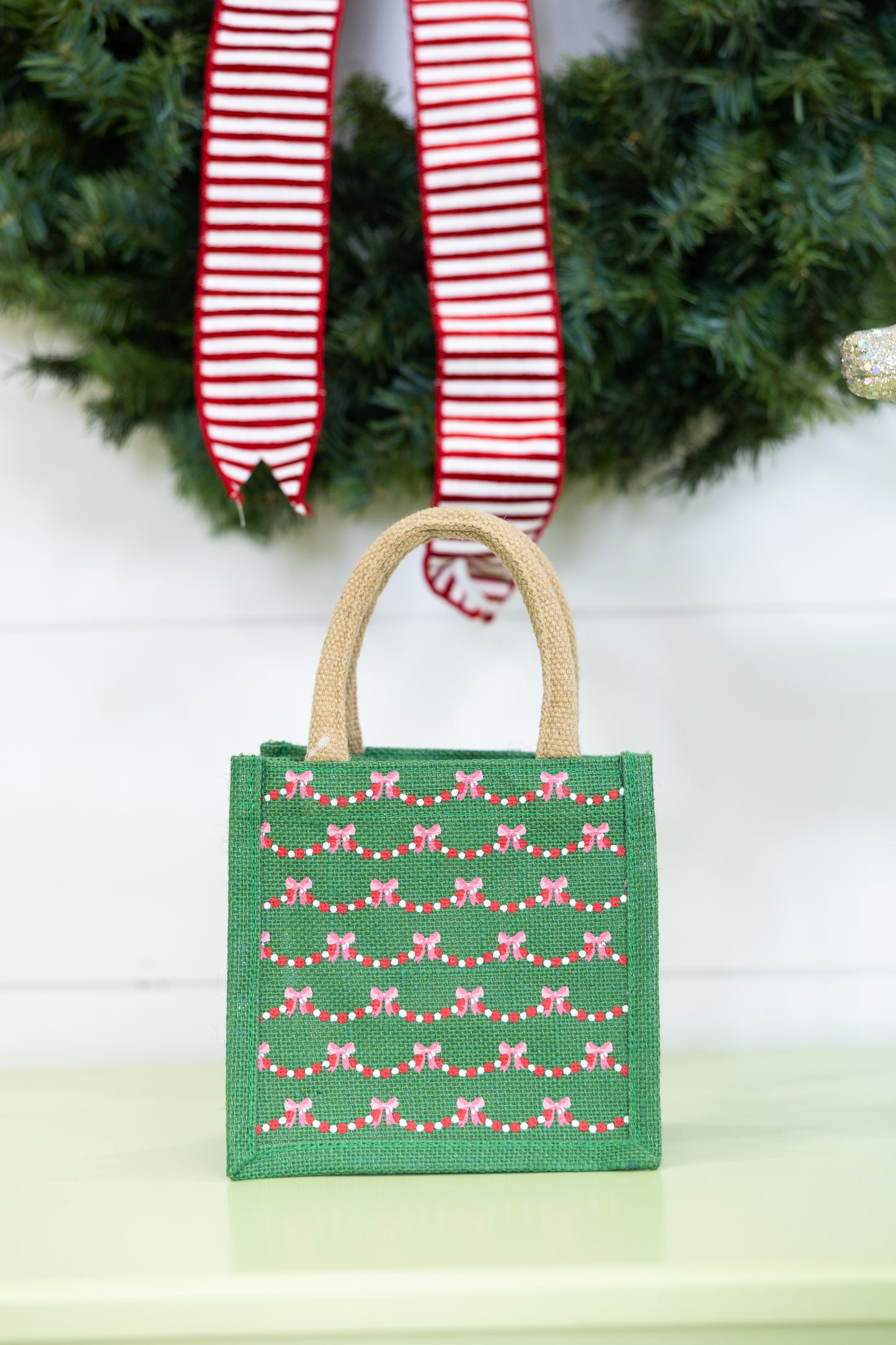 All I Want for Christmas Petite Gift Tote | 2025-Tote Bag-The Royal Standard-The Village Shoppe, Women’s Fashion Boutique, Shop Online and In Store - Located in Muscle Shoals, AL.