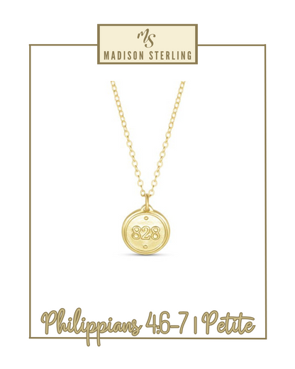 Scripture Necklace | Madison Sterling-Necklaces-Madison Sterling-The Village Shoppe, Women’s Fashion Boutique, Shop Online and In Store - Located in Muscle Shoals, AL.