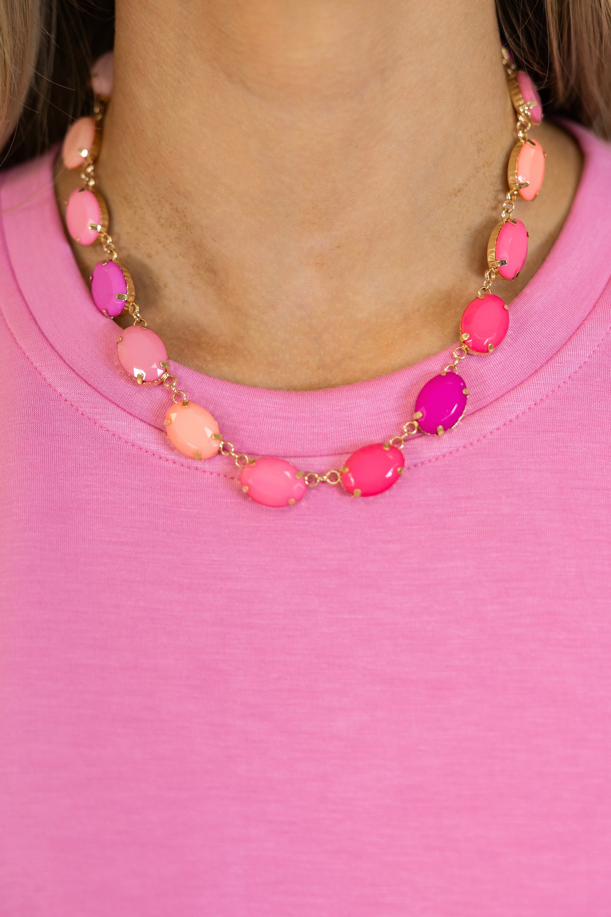 Sunset Sorbet Gemstone Necklace | Hart Designs-Necklaces-Hart Designs-The Village Shoppe, Women’s Fashion Boutique, Shop Online and In Store - Located in Muscle Shoals, AL.