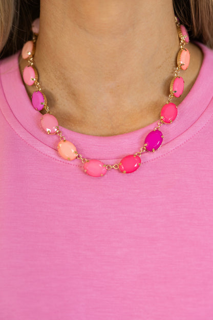 Sunset Sorbet Gemstone Necklace | Hart Designs-Necklaces-Hart Designs-The Village Shoppe, Women’s Fashion Boutique, Shop Online and In Store - Located in Muscle Shoals, AL.