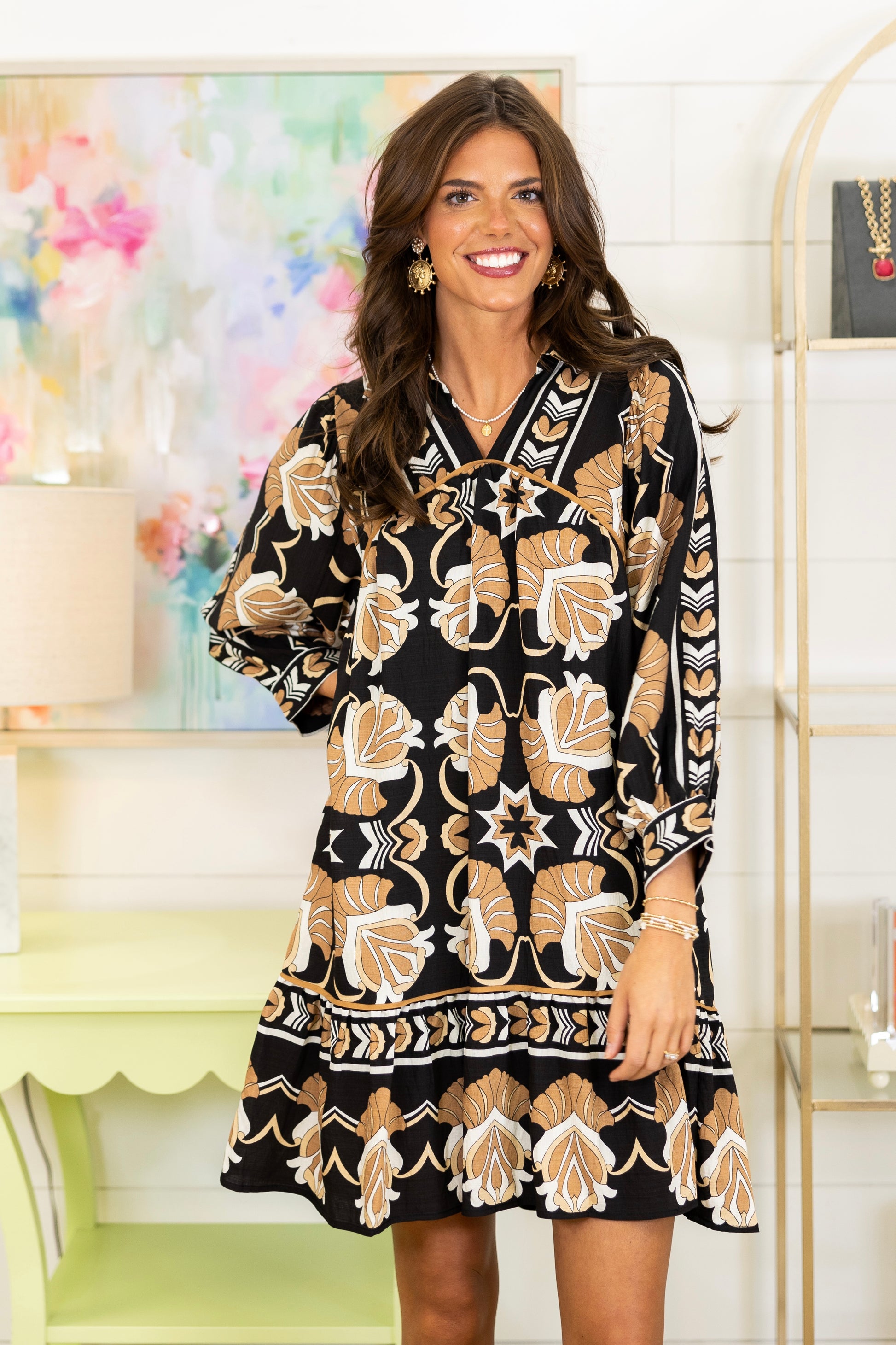 The Conklin Dress-Mini Dress-Umgee-The Village Shoppe, Women’s Fashion Boutique, Shop Online and In Store - Located in Muscle Shoals, AL.