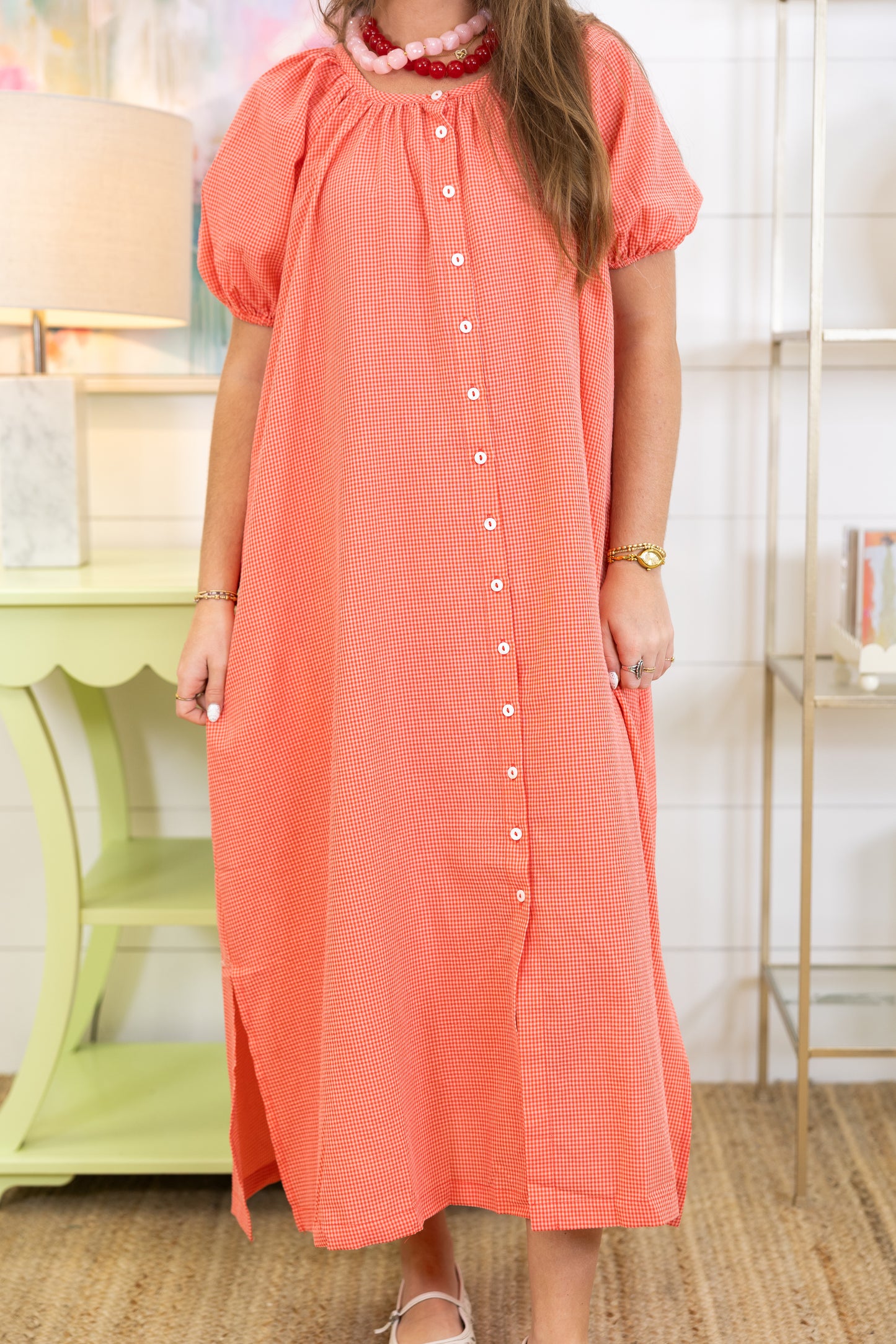 Favorite Girl Midi Dress-Midi Dress-Things Between-The Village Shoppe, Women’s Fashion Boutique, Shop Online and In Store - Located in Muscle Shoals, AL.