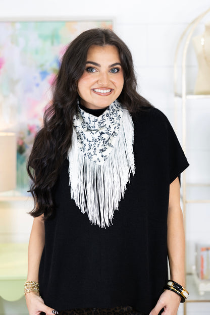Rodeo Drive Fringe Scarf-Scarf-Hart Designs-The Village Shoppe, Women’s Fashion Boutique, Shop Online and In Store - Located in Muscle Shoals, AL.