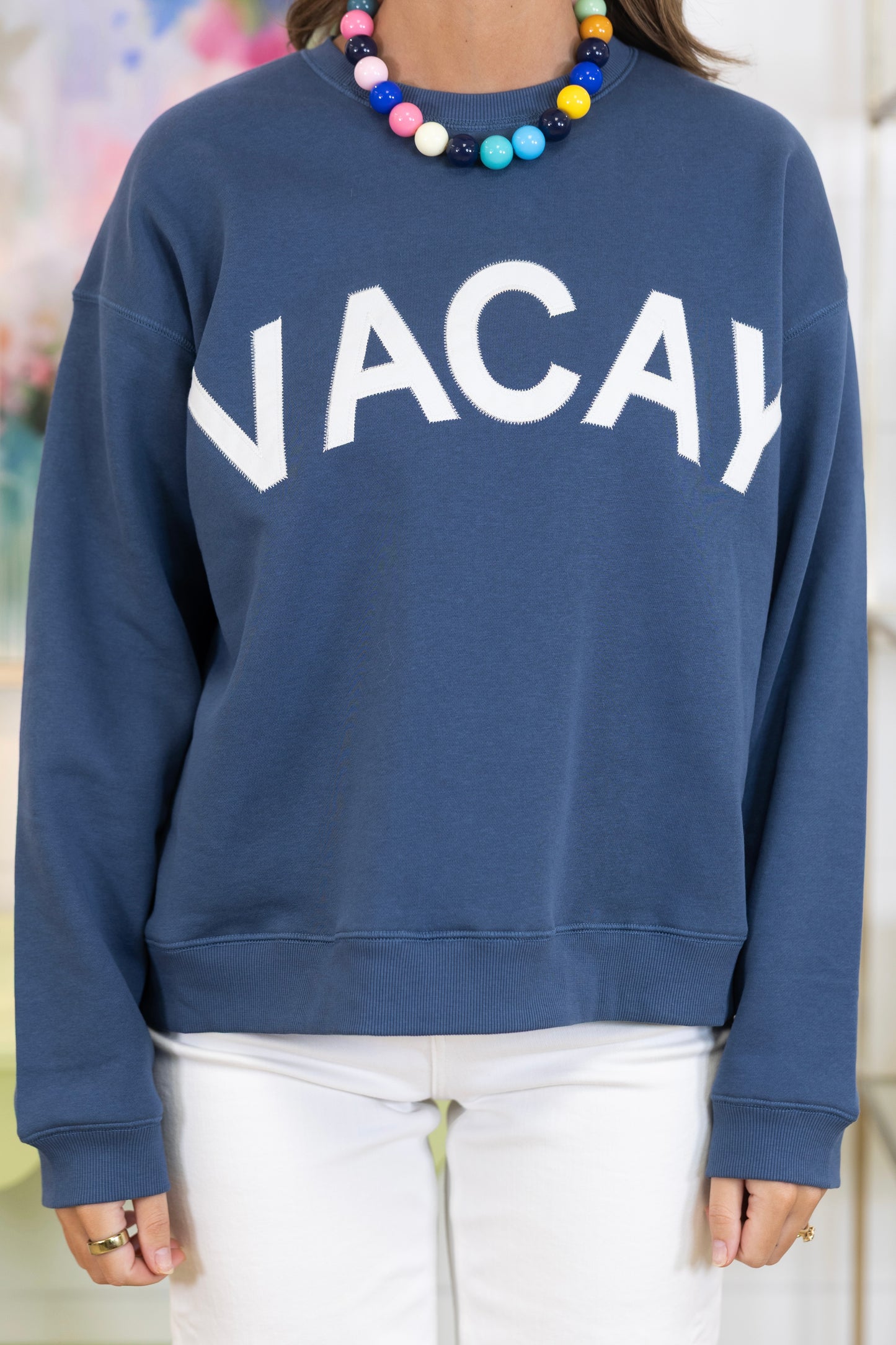On Vacay Sweatshirt-Sweatshirt-Wishlist-The Village Shoppe, Women’s Fashion Boutique, Shop Online and In Store - Located in Muscle Shoals, AL.