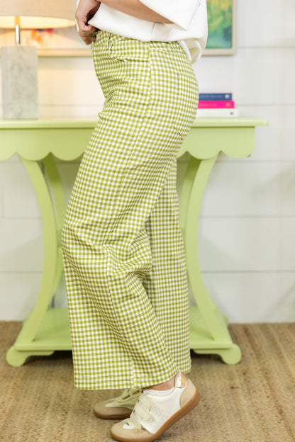 Playdate Gingham Pants-Pant-Entro-The Village Shoppe, Women’s Fashion Boutique, Shop Online and In Store - Located in Muscle Shoals, AL.