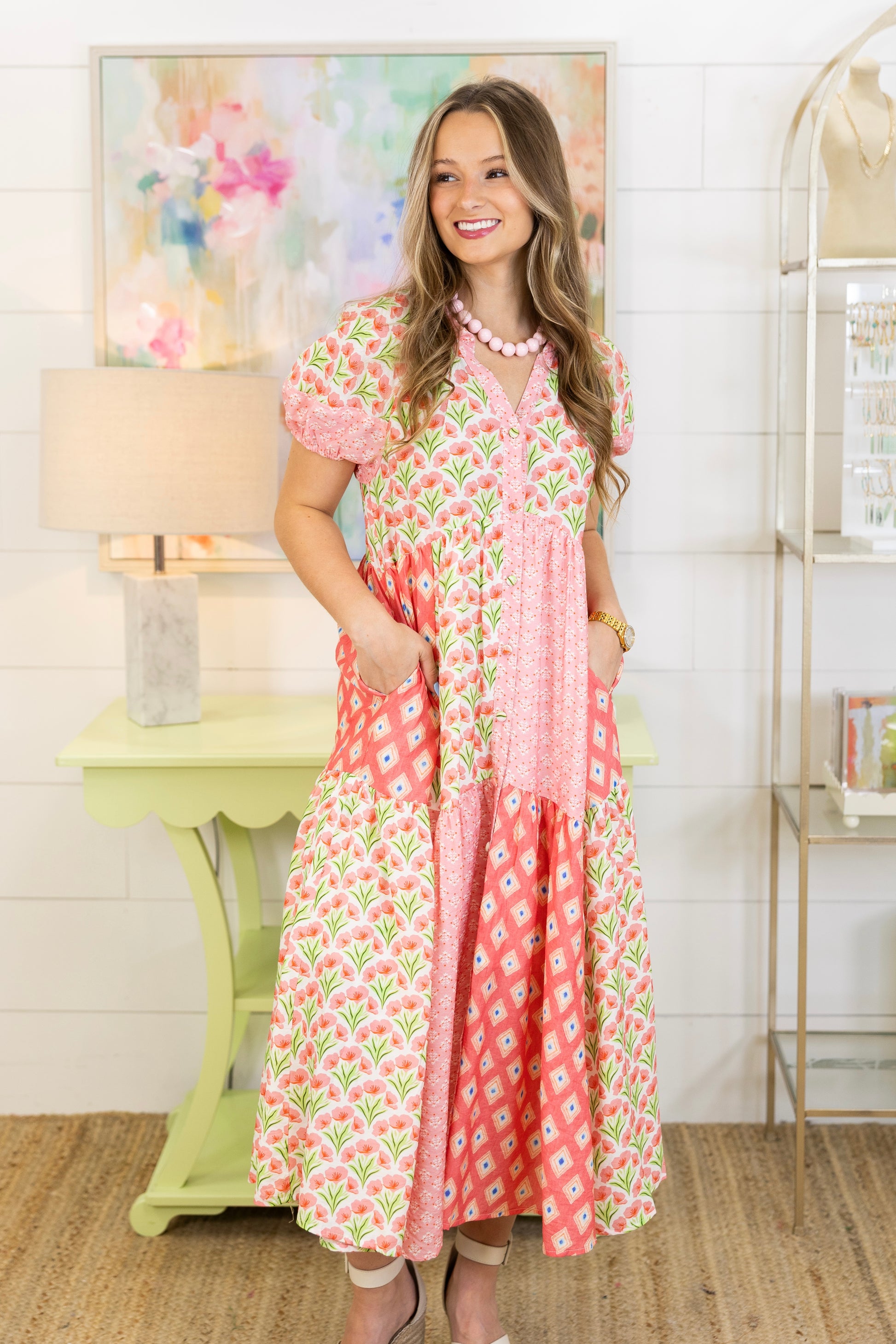 The Dylan Midi Dress-Midi Dress-GiGiO-The Village Shoppe, Women’s Fashion Boutique, Shop Online and In Store - Located in Muscle Shoals, AL.