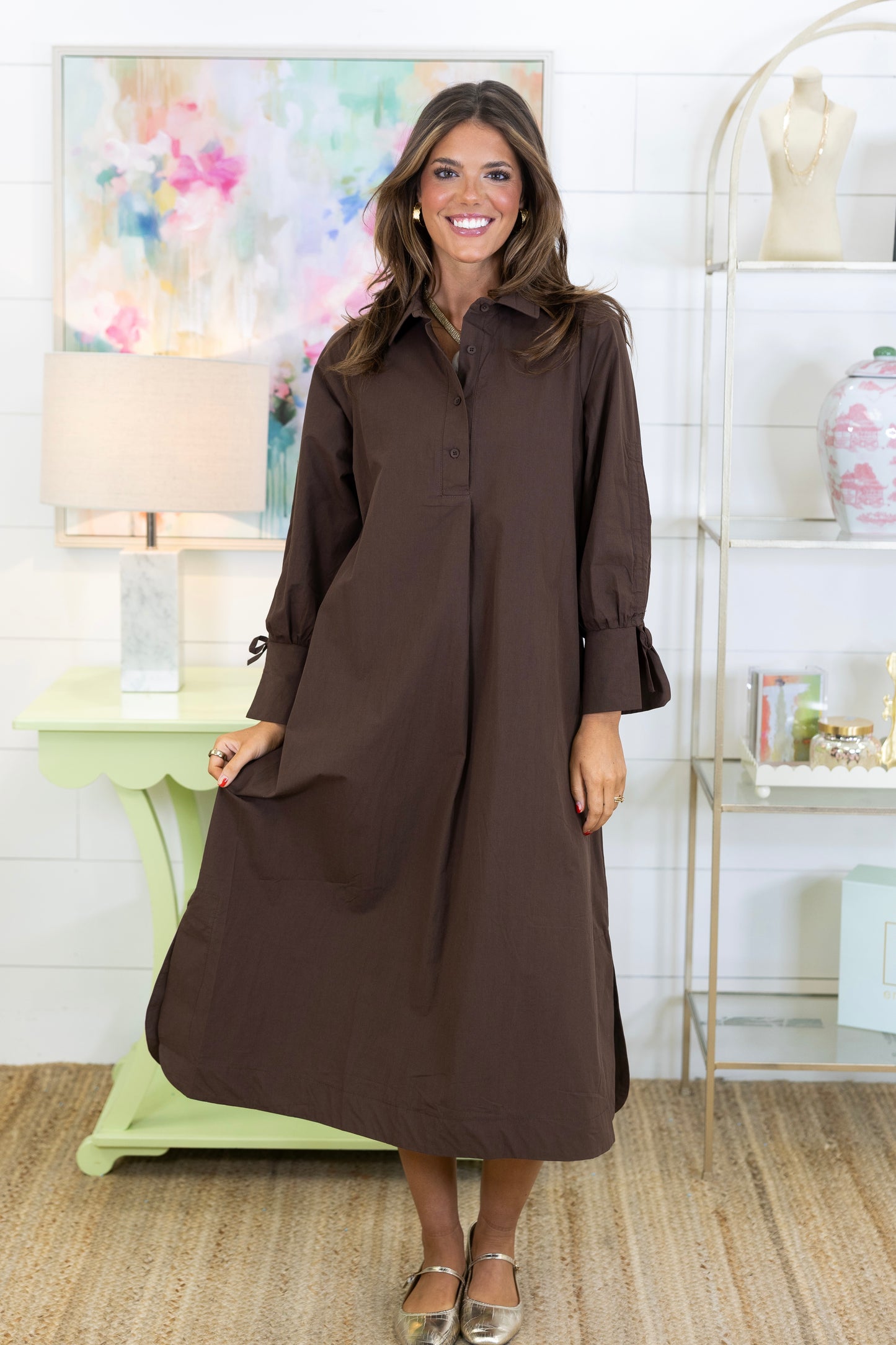 The Braxton Midi Dress-Midi Dress-Umgee-The Village Shoppe, Women’s Fashion Boutique, Shop Online and In Store - Located in Muscle Shoals, AL.