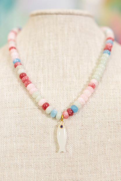 Taffy Tide Fish Charm Necklace | Hart Designs-Necklaces-Hart Designs-The Village Shoppe, Women’s Fashion Boutique, Shop Online and In Store - Located in Muscle Shoals, AL.