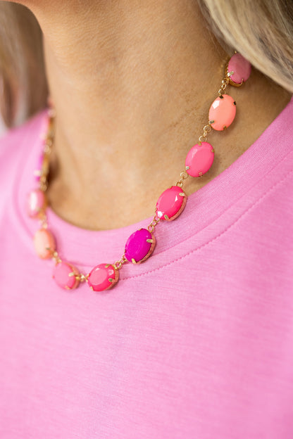 Sunset Sorbet Gemstone Necklace | Hart Designs-Necklaces-Hart Designs-The Village Shoppe, Women’s Fashion Boutique, Shop Online and In Store - Located in Muscle Shoals, AL.