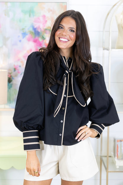 The Waverly Blouse-Long Sleeves-Jodifl-The Village Shoppe, Women’s Fashion Boutique, Shop Online and In Store - Located in Muscle Shoals, AL.