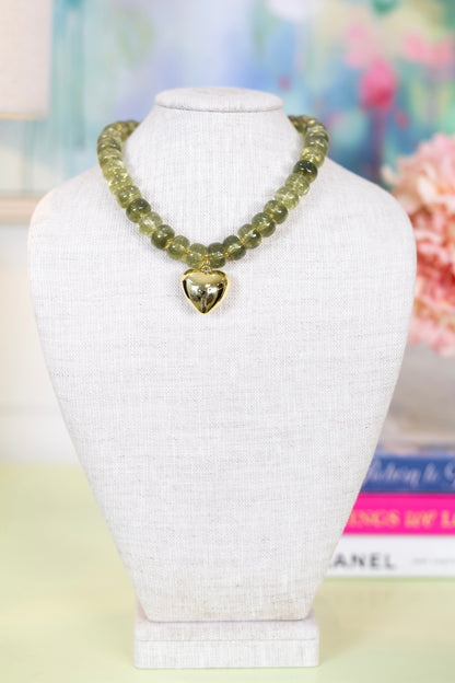 Heart of Gold Necklace-Necklaces-Hart Designs-The Village Shoppe, Women’s Fashion Boutique, Shop Online and In Store - Located in Muscle Shoals, AL.
