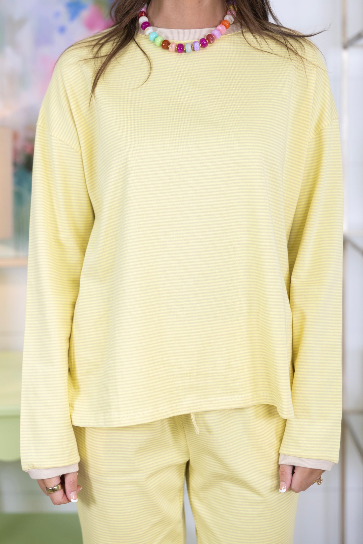 After Hours Striped Set-Matching Set-The Village Shoppe-The Village Shoppe, Women’s Fashion Boutique, Shop Online and In Store - Located in Muscle Shoals, AL.